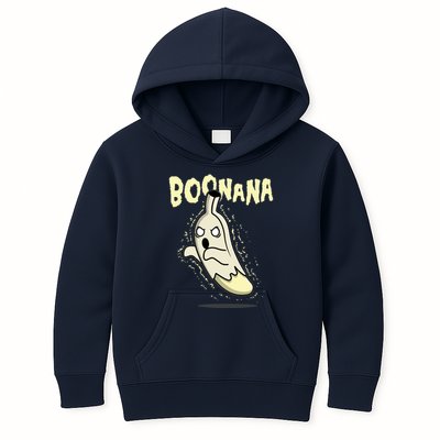 Funny Halloween Boonana Ghost Banana Kids Hoodie