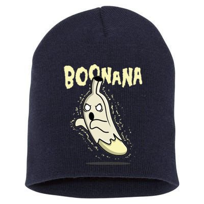 Funny Halloween Boonana Ghost Banana Short Acrylic Beanie