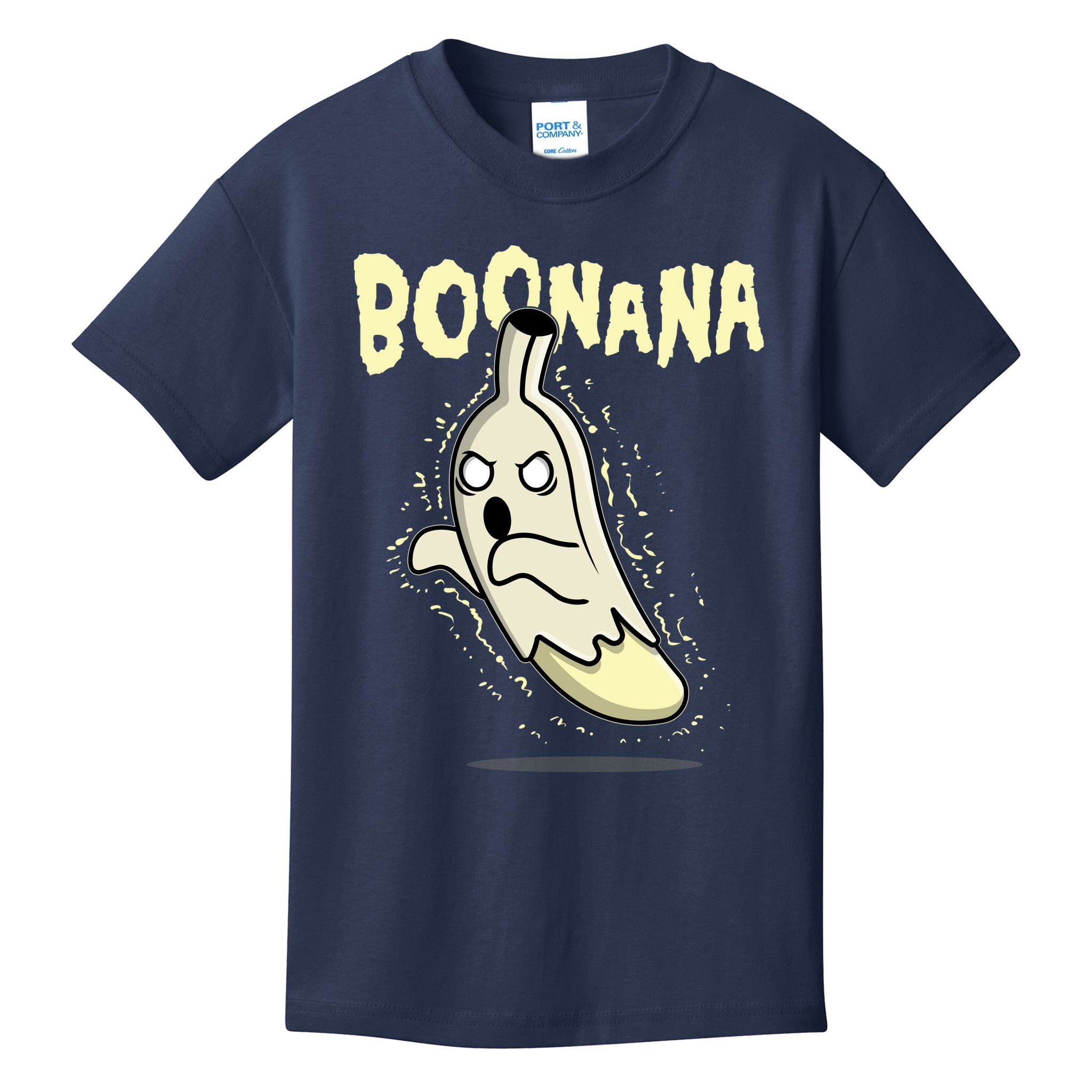 Funny Halloween Boonana Ghost Banana Kids T-Shirt