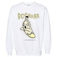 Funny Halloween Boonana Ghost Banana Garment-Dyed Sweatshirt