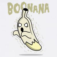 Funny Halloween Boonana Ghost Banana Garment-Dyed Sweatshirt