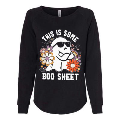 Funny Halloween Boo Ghost Costume This is Some Boo Sheet Womens California Wash Sweatshirt