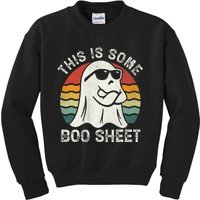 Funny Halloween Boo Ghost Costume This Is Some Boo Sheet Kids Sweatshirt