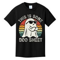 Funny Halloween Boo Ghost Costume This Is Some Boo Sheet Kids T-Shirt