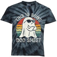 Funny Halloween Boo Ghost Costume This Is Some Boo Sheet Kids Tie-Dye T-Shirt