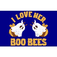 Funny Halloween Boobs Ghost Bee Spooky I Love Her Boo Bees Gift Bumper Sticker