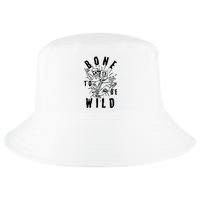 Funny Halloween Bone To Be Wild Skateboarding Skeleton Cool Comfort Performance Bucket Hat