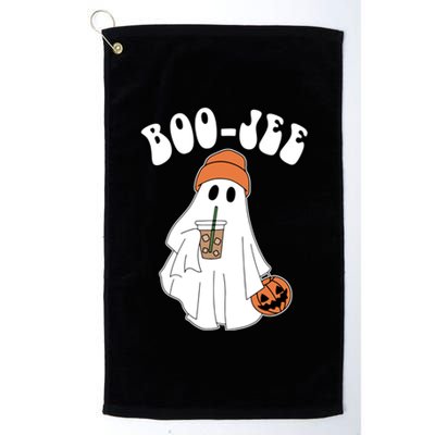 Funny Halloween Boo Jee Ghost Ing Coffee Meaningful Gift Platinum Collection Golf Towel