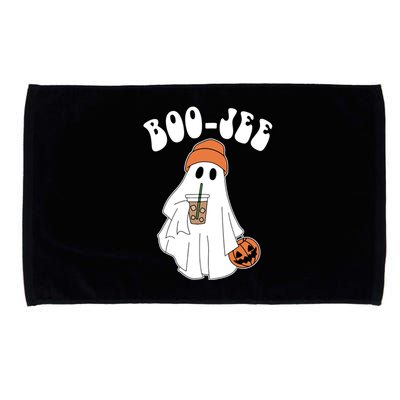 Funny Halloween Boo Jee Ghost Ing Coffee Meaningful Gift Microfiber Hand Towel