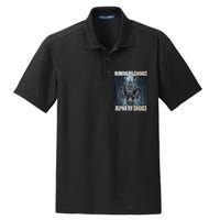 Funny Human By Chance Alpha By Choice Dry Zone Grid Polo