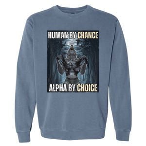 Funny Human By Chance Alpha By Choice Garment-Dyed Sweatshirt