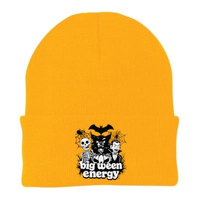 Funny Halloween Big Ween Energy Knit Cap Winter Beanie