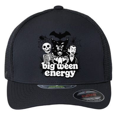 Funny Halloween Big Ween Energy Flexfit Unipanel Trucker Cap