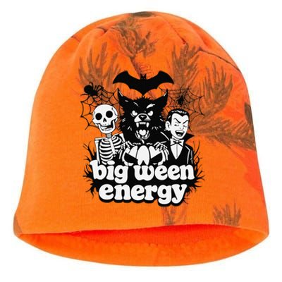 Funny Halloween Big Ween Energy Kati - Camo Knit Beanie