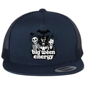 Funny Halloween Big Ween Energy Flat Bill Trucker Hat