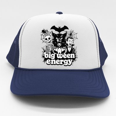 Funny Halloween Big Ween Energy Trucker Hat