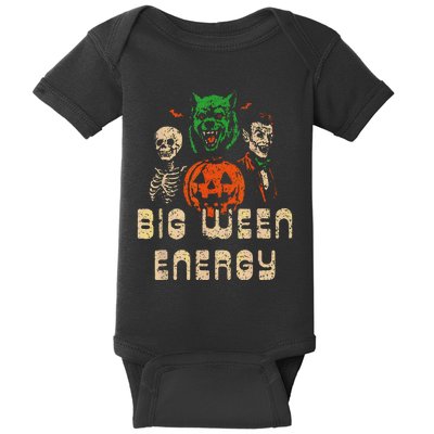 Funny Halloween Big Ween Energy Baby Bodysuit