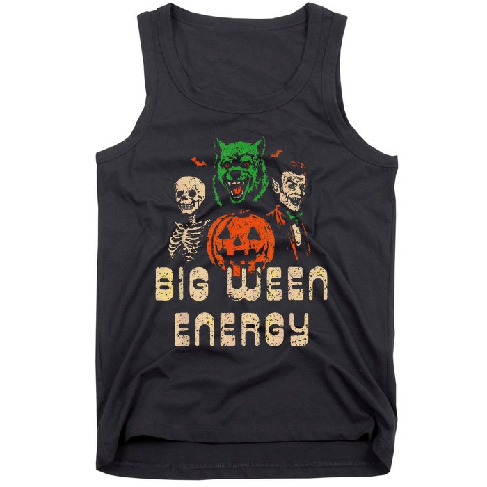 Funny Halloween Big Ween Energy Tank Top