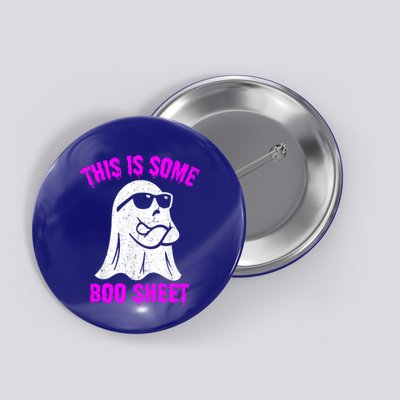 Funny Halloween Boo Ghost Costume This Is Some Boo Sheet Gift Button