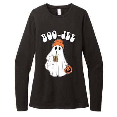 Funny Halloween Boo Jee Ghost Ing Coffee Cool Gift Womens CVC Long Sleeve Shirt