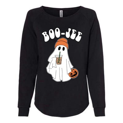 Funny Halloween Boo Jee Ghost Ing Coffee Cool Gift Womens California Wash Sweatshirt