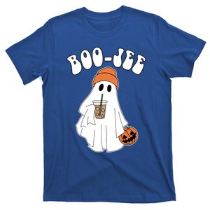 Funny Halloween Boo Jee Ghost Ing Coffee Cool Gift T-Shirt