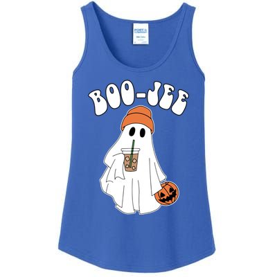 Funny Halloween Boo Jee Ghost Ing Coffee Cool Gift Ladies Essential Tank