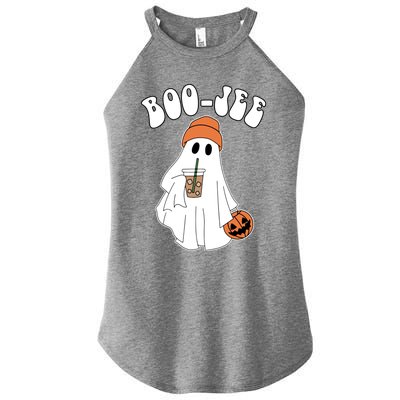 Funny Halloween Boo Jee Ghost Ing Coffee Cool Gift Women's Perfect Tri Rocker Tank