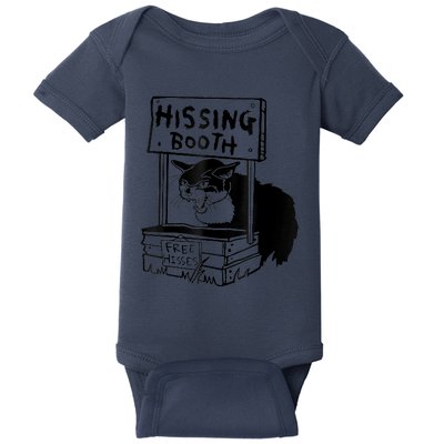 Funny Hissing Booth Kitten Kitty Cat Furmom Furdad Baby Bodysuit