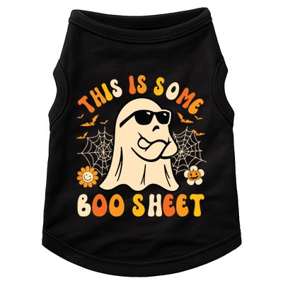 Funny Halloween Boo Ghost Costume This Is Some Boo Sheet Doggie Tank