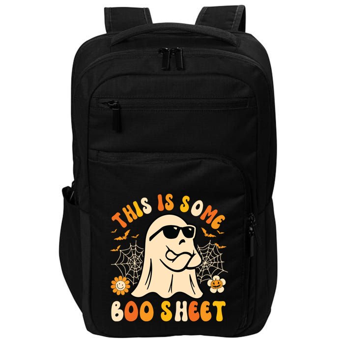 Funny Halloween Boo Ghost Costume This Is Some Boo Sheet Impact Tech Backpack