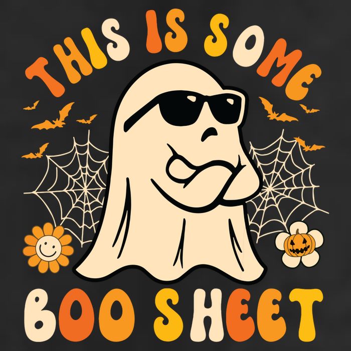 Funny Halloween Boo Ghost Costume This Is Some Boo Sheet Large Microfiber Waffle Golf Towel