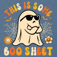 Funny Halloween Boo Ghost Costume This Is Some Boo Sheet Garment-Dyed Sweatshirt