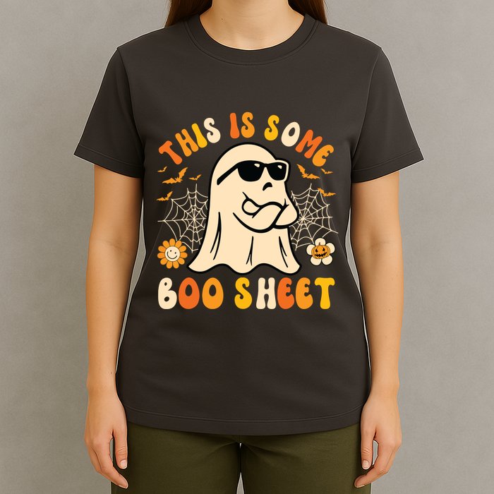 Funny Halloween Boo Ghost Costume This Is Some Boo Sheet T-Shirt