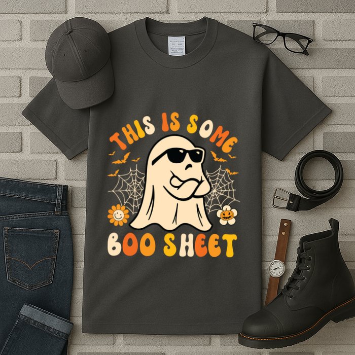 Funny Halloween Boo Ghost Costume This Is Some Boo Sheet Tall T-Shirt