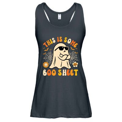 Funny Halloween Boo Ghost Costume This Is Some Boo Sheet Ladies Essential Flowy Tank