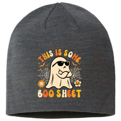 Funny Halloween Boo Ghost Costume This Is Some Boo Sheet Sustainable Beanie