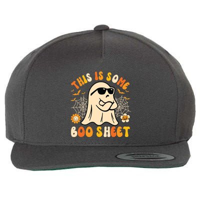 Funny Halloween Boo Ghost Costume This Is Some Boo Sheet Wool Snapback Cap