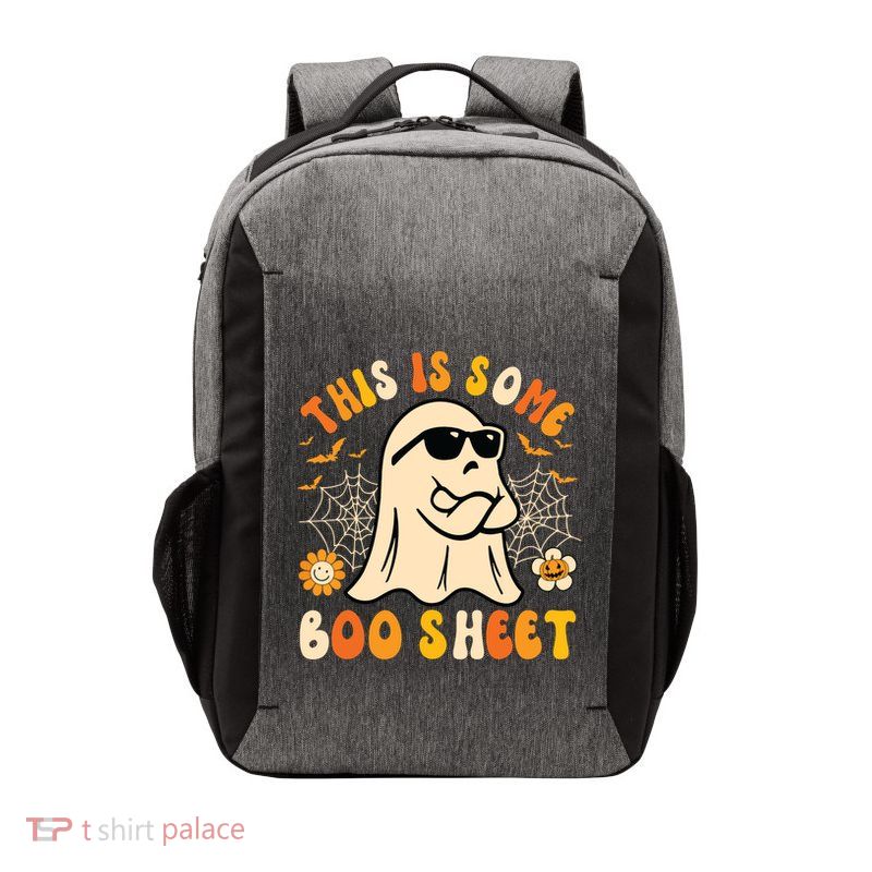 Funny Halloween Boo Ghost Costume This Is Some Boo Sheet Vector Backpack