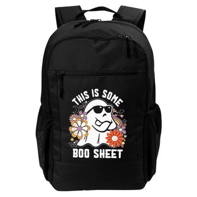 Funny Halloween Boo Ghost Costume This Is Some Boo Sheet Backpack