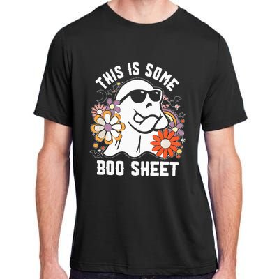 Funny Halloween Boo Ghost Costume This Is Some Boo Sheet Adult ChromaSoft Performance T-Shirt