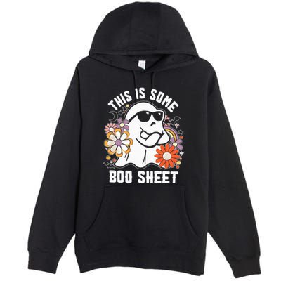Funny Halloween Boo Ghost Costume This Is Some Boo Sheet Premium Pullover Hoodie