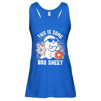 Funny Halloween Boo Ghost Costume This Is Some Boo Sheet Ladies Essential Flowy Tank