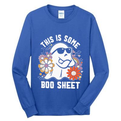 Funny Halloween Boo Ghost Costume This Is Some Boo Sheet Tall Long Sleeve T-Shirt