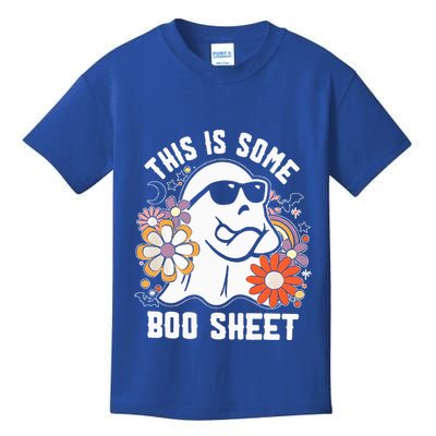 Funny Halloween Boo Ghost Costume This Is Some Boo Sheet Kids T-Shirt