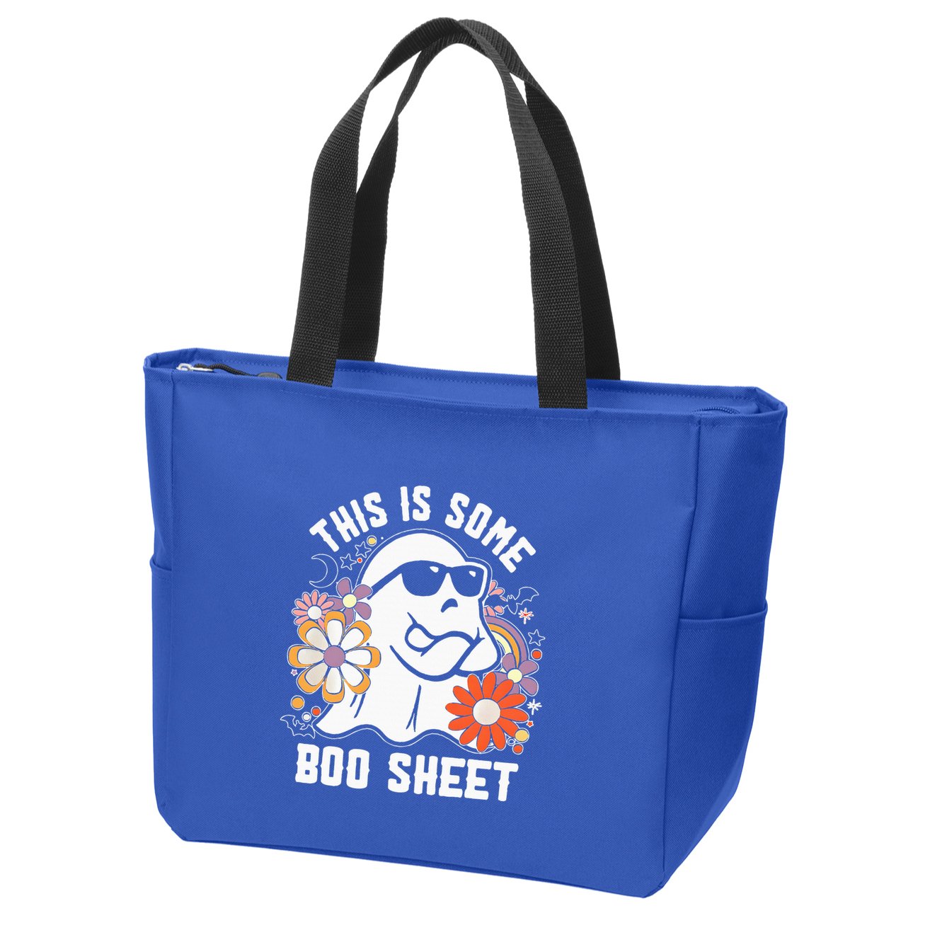 Funny Halloween Boo Ghost Costume This Is Some Boo Sheet Zip Tote Bag