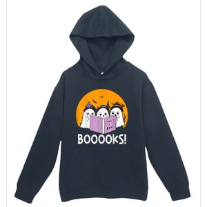 Funny Halloween Booooks! Cute Ghost Reading Library Books Gift Urban Pullover Hoodie