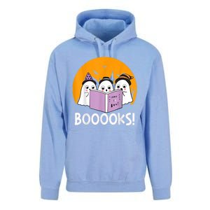 Funny Halloween Booooks! Cute Ghost Reading Library Books Gift Unisex Surf Hoodie