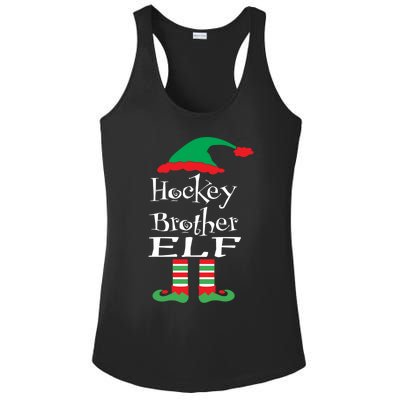 Funny Hockey Brother Elf Gift Xmas Family Ns Gift Ladies PosiCharge Competitor Racerback Tank