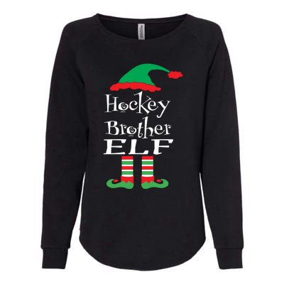 Funny Hockey Brother Elf Gift Xmas Family Ns Gift Womens California Wash Sweatshirt